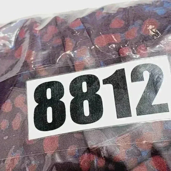 Moussy Wrap Pattern Short sleeve Ruffle Mini Shirt Dress One size/‎ S/M - Picture 10 of 10